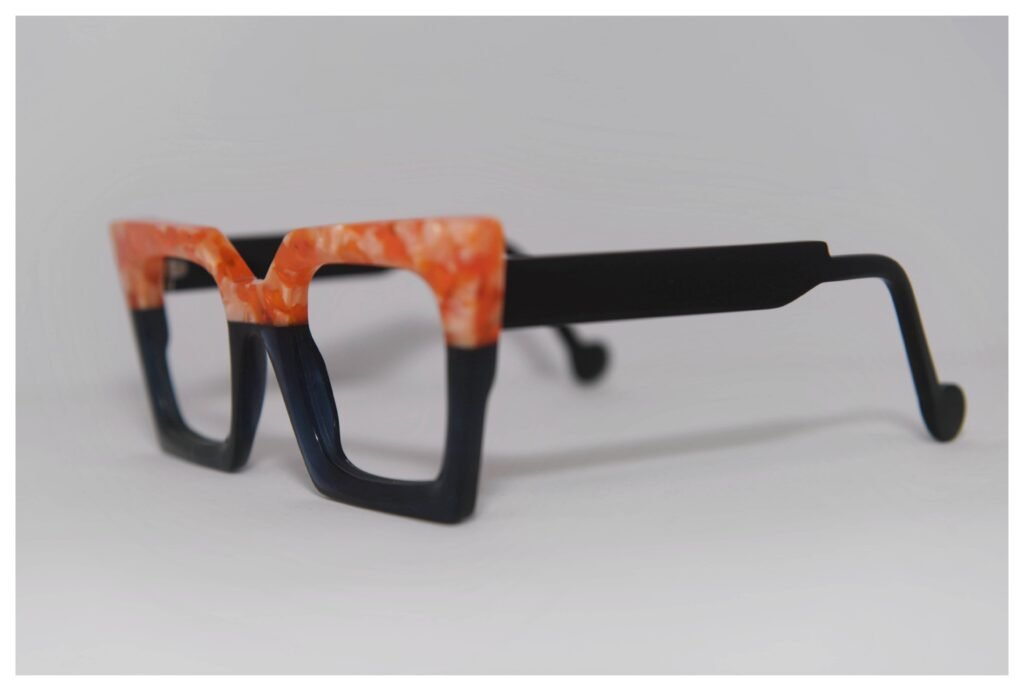 Monture artisanale agathe 4 bicolore