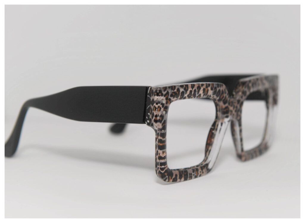 Monture artisanale Eden 2 léopard