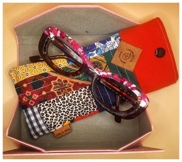 Monture artisanale rose 1